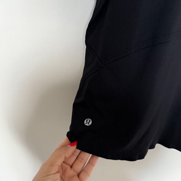 Lululemon Womens Ultralight Reflective Running T-Shirt 12 Black Workout Athletic - Picture 4 of 5